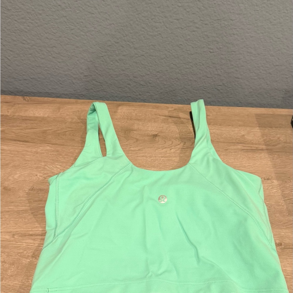 Mint Green Align Lululemon Crop Top - Picture 3 of 3